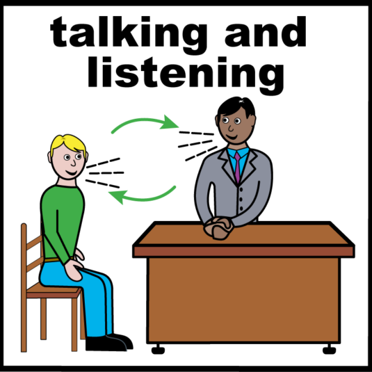 Easy read - talking and listening