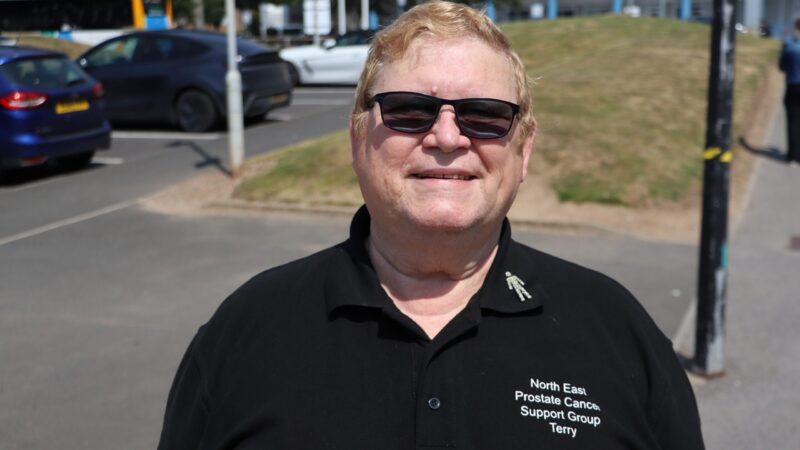 Prostate cancer patient Terry Bytheway.