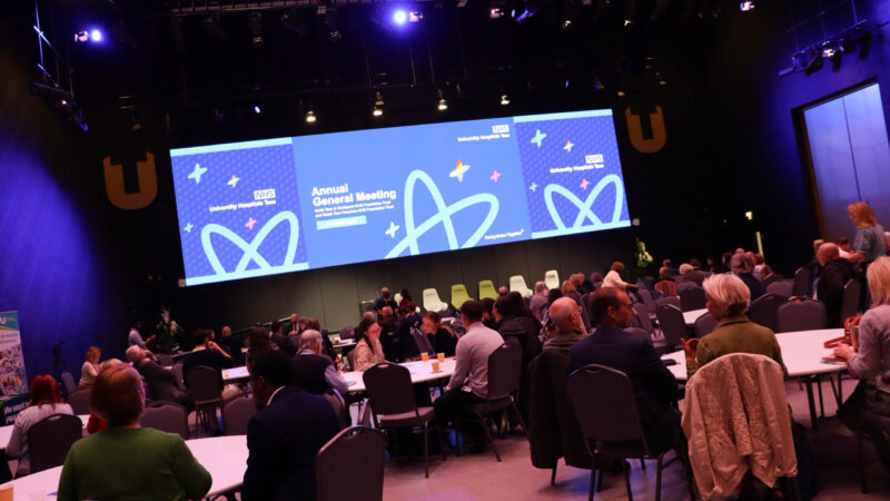A full room for the annual general meeting 2026