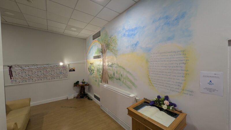 Baby loss bereavement area.