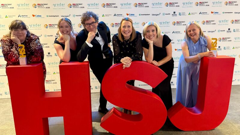 The PROACT team at the HSJ Patient Safety Awards