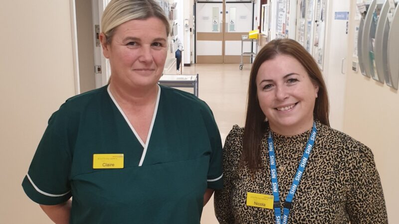Claire and Nicola.
