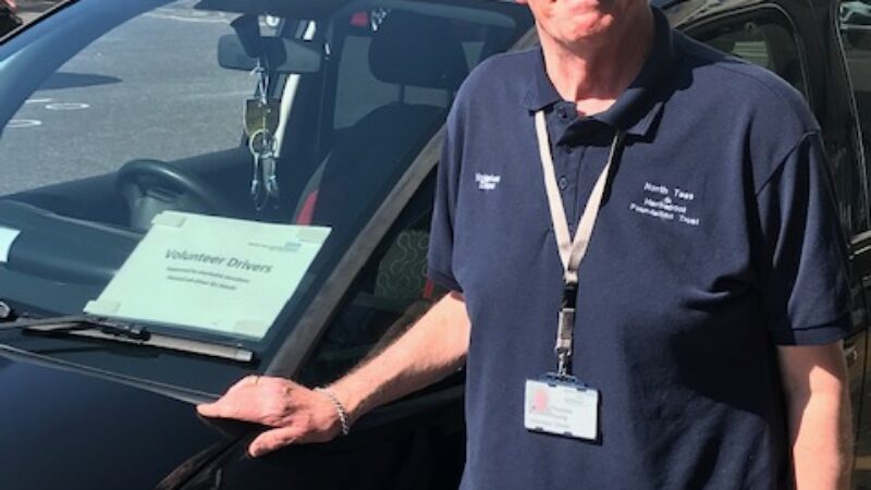 Volunteer driver for the Trust, Tommy Young