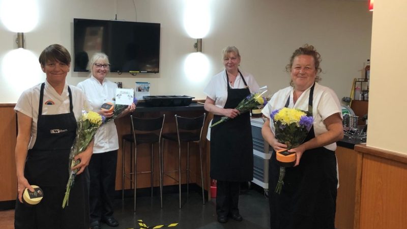 Hartlepool catering team receive thank you gifts