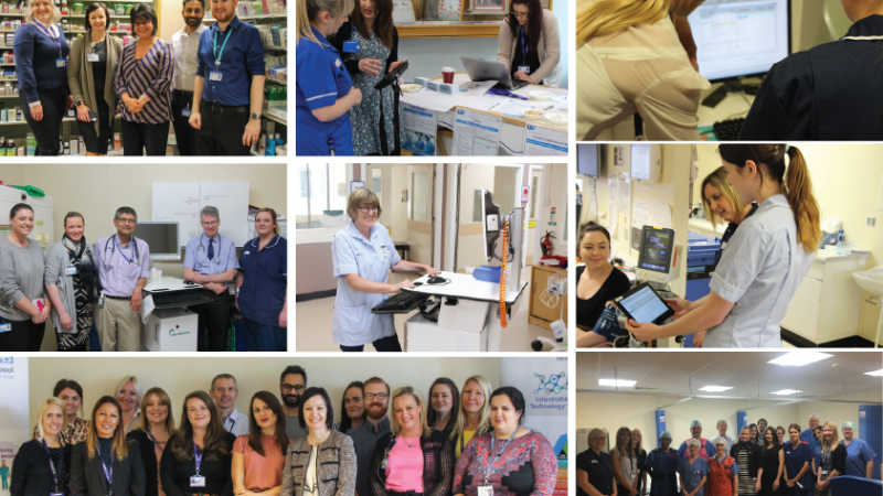 A collage of staff who have been involved in the accreditation journey.