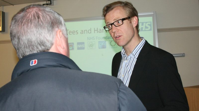 Cardiology specialist Justin Carter at 2010 member event